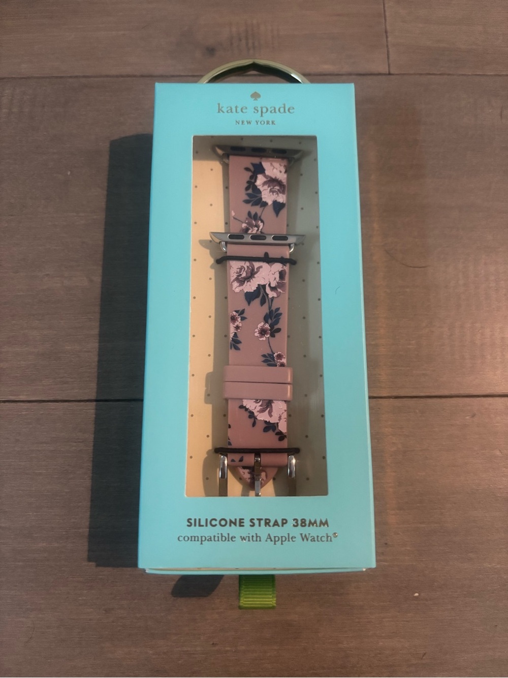 🌸♠️ NIB kate spade Floral Silicone Apple Watch Band - Pink Floral